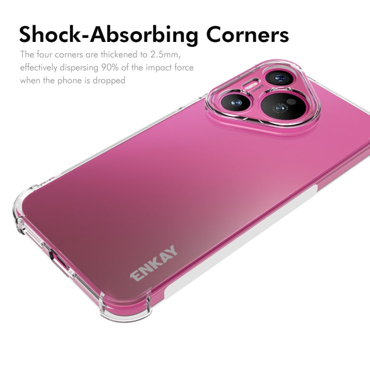 For Huawei Pura 70 Pro / 70 Pro+ ENKAY Hat-Prince Transparent TPU Shockproof Phone Case - Huawei Cases by ENKAY | Online Shopping South Africa | PMC Jewellery | Buy Now Pay Later Mobicred