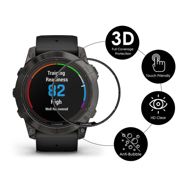 For Garmin Fenix 7X Pro 2pcs ENKAY 3D Full Coverage Soft PC Edge PMMA HD Screen Protector Film - free shipping - PMC TechLife - Order now!