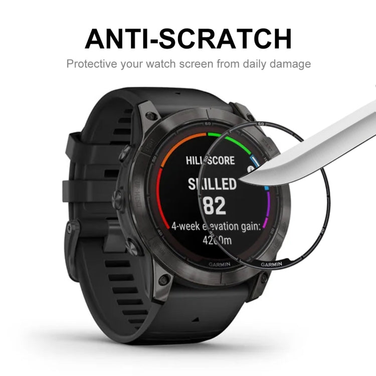 For Garmin Fenix 7X Pro 2pcs ENKAY 3D Full Coverage Soft PC Edge PMMA HD Screen Protector Film - free shipping - PMC TechLife - Order now!