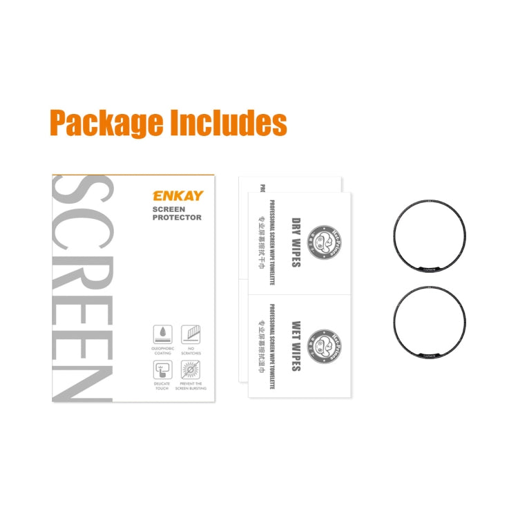 For Garmin Fenix 7X Pro 2pcs ENKAY 3D Full Coverage Soft PC Edge PMMA HD Screen Protector Film - free shipping - PMC TechLife - Order now!