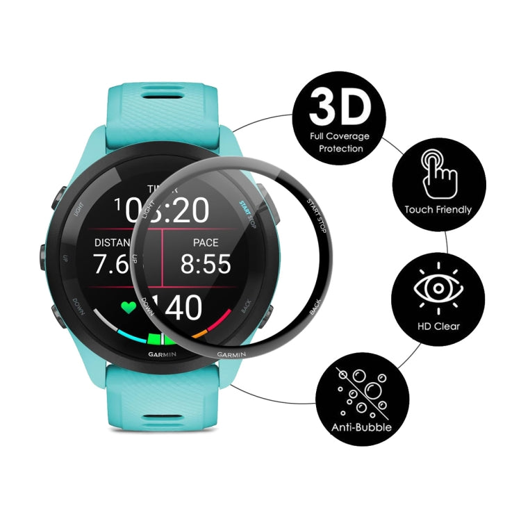 For Garmin Forerunner 265 2pcs ENKAY 3D Full Coverage Soft PC Edge PMMA HD Screen Protector Film - free shipping - PMC TechLife - Order now!