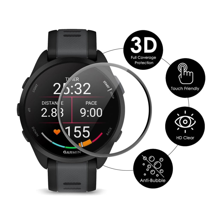 For Garmin Forerunner 165 / 165 Music 2pcs ENKAY 3D Full Coverage Soft PC Edge PMMA HD Screen Protector Film - free shipping - PMC TechLife - Order now!