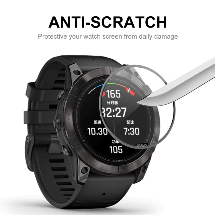 For Garmin Epix Pro Gen 2 51mm 5pcs ENKAY 3D Full Coverage Soft PC Edge + PMMA HD Screen Protector Film - Screen Protector by ENKAY | Online Shopping South Africa | PMC TechLife