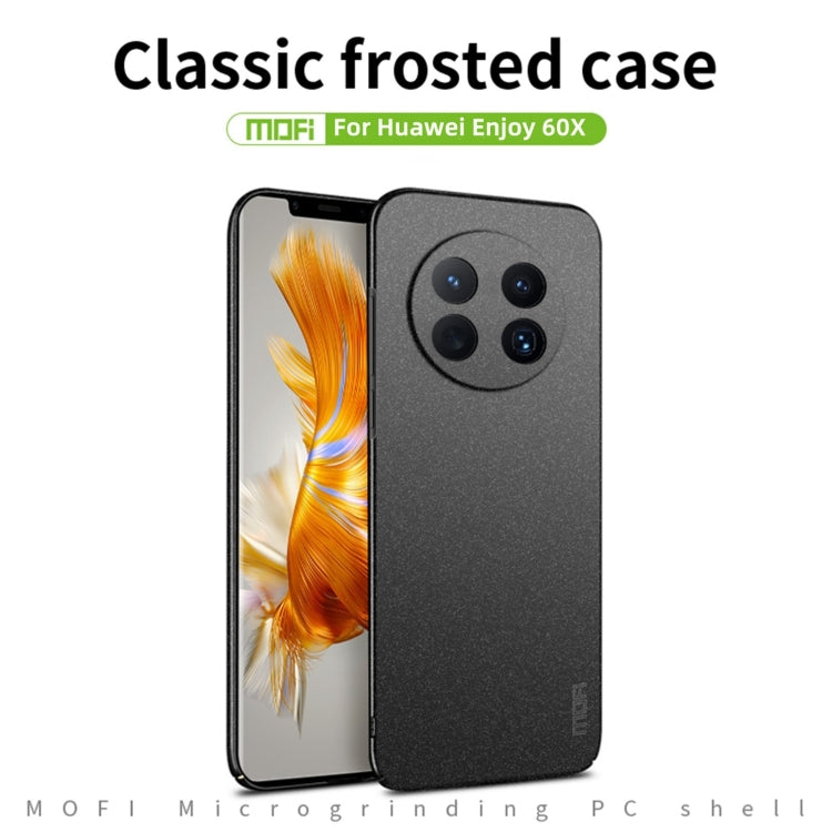 For Huawei Enjoy 60X MOFI Fandun Series Frosted PC Ultra-thin All-inclusive Phone Case(Blue) - Huawei Cases by MOFI | Online Shopping South Africa | PMC Jewellery