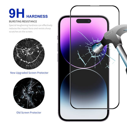 For iPhone 16 Plus 5pcs ENKAY Full Glue High Aluminum-silicon Tempered Glass Film - iPhone 16 Plus Tempered Glass by ENKAY | Online Shopping South Africa | PMC Jewellery | Buy Now Pay Later Mobicred