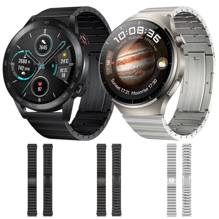 For Huawei Watch GT Runner Titanium Alloy Quick Release Watch Band(Silver) - Watch Bands by PMC TechLife | Online Shopping South Africa | PMC TechLife