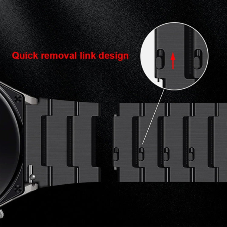 For Honor Magic Watch 2 46mm Titanium Alloy Quick Release Watch Band(Black) - Watch Bands by PMC TechLife | Online Shopping South Africa | PMC TechLife