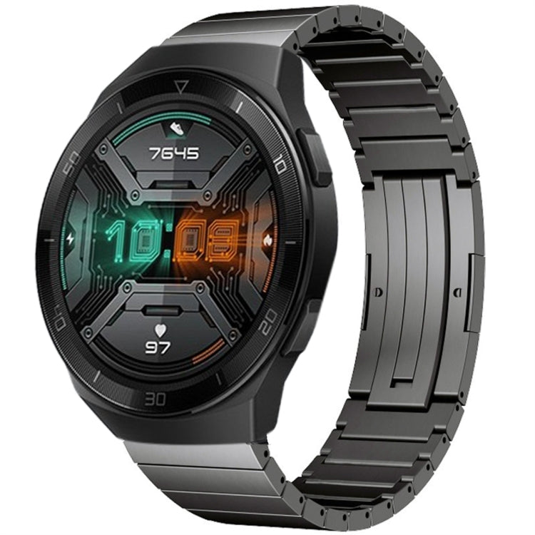For Huawei Watch GT 2e One Bead Titanium Alloy Watch Band(Gray) - Watch Bands by PMC TechLife | Online Shopping South Africa | PMC TechLife