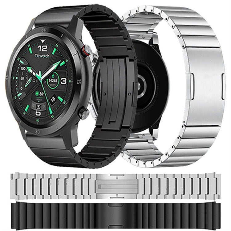 For Huawei Watch GT 3 Pro 46mm One Bead Titanium Alloy Watch Band(Black) - Watch Bands by PMC Jewellery | Online Shopping South Africa | PMC Jewellery