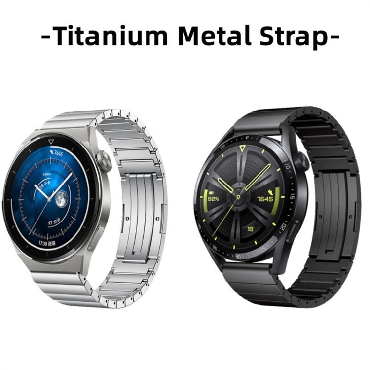 For Huawei Watch 4 / 4 Pro One Bead Titanium Alloy Watch Band(Gray) - Watch Bands by PMC TechLife | Online Shopping South Africa | PMC TechLife | Buy Now Pay Later Mobicred