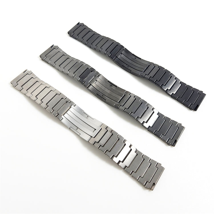 For Samsung Galaxy Watch 3 45mm One Bead Titanium Alloy Watch Band(Black) - Watch Bands by PMC Jewellery | Online Shopping South Africa | PMC Jewellery