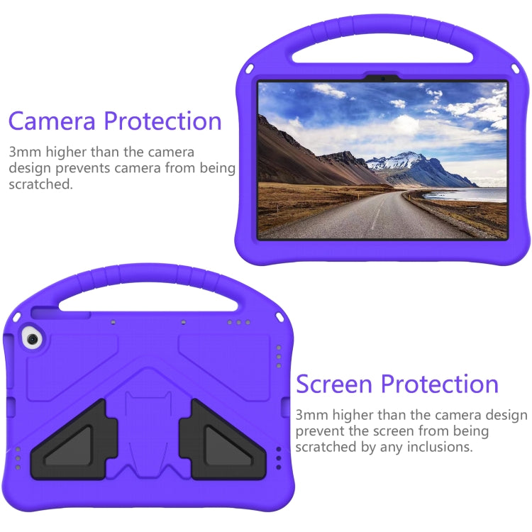 For Amazon Fire Max 11 2023 EVA Shockproof Tablet Case with Holder(Purple) - Amazon by PMC TechLife | Online Shopping South Africa | PMC TechLife | Buy Now Pay Later Mobicred