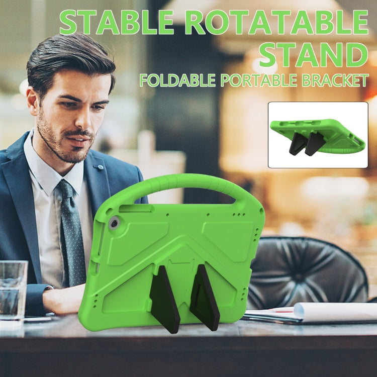 For Amazon Fire Max 11 2023 EVA Shockproof Tablet Case with Holder(Green) - Amazon by PMC TechLife | Online Shopping South Africa | PMC TechLife | Buy Now Pay Later Mobicred