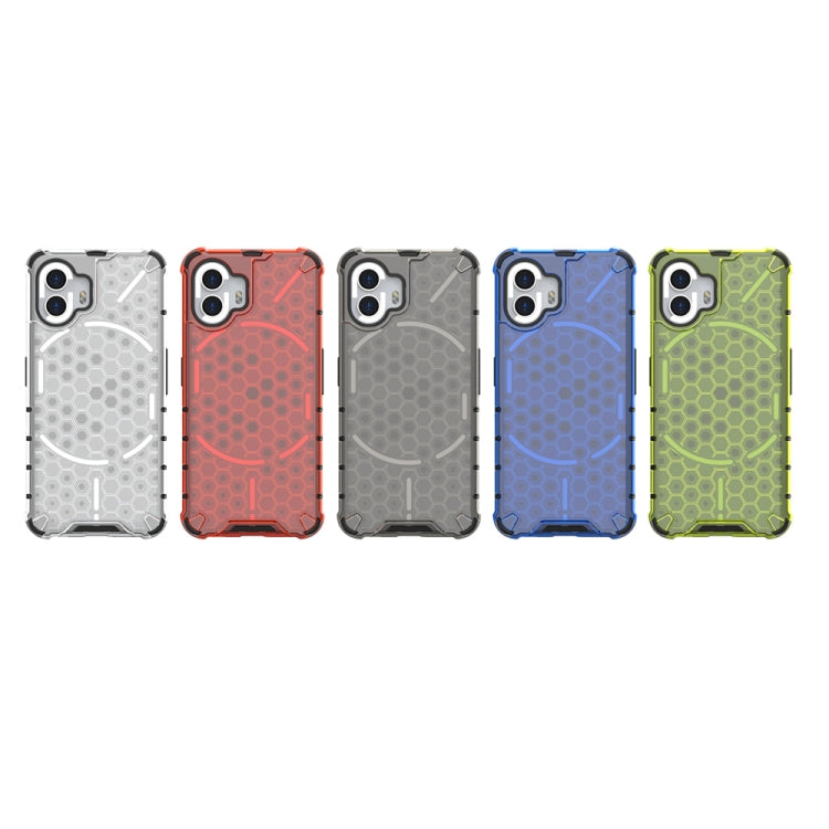 For Nothing Phone 2 Shockproof Honeycomb Phone Case(Black) - More Brand by PMC TechLife | Online Shopping South Africa | PMC TechLife