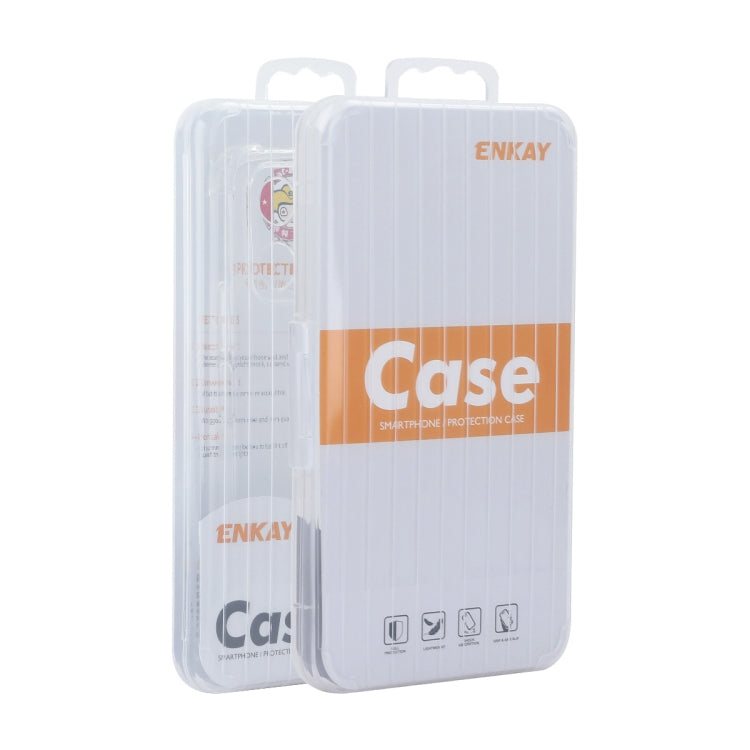 For iPhone 16 ENKAY Hat-Prince Transparent TPU Shockproof Phone Case - iPhone 16 Cases by ENKAY | Online Shopping South Africa | PMC TechLife | Buy Now Pay Later Mobicred