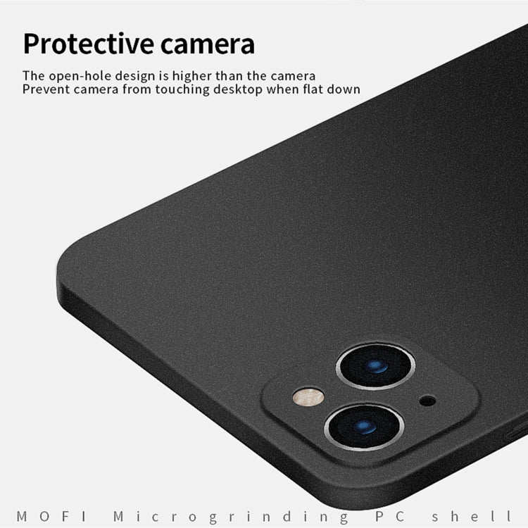 For iPhone 15 Plus  MOFI Fandun Series Frosted PC Ultra-thin All-inclusive Phone Case(Gray) - free shipping - PMC TechLife - Order now!