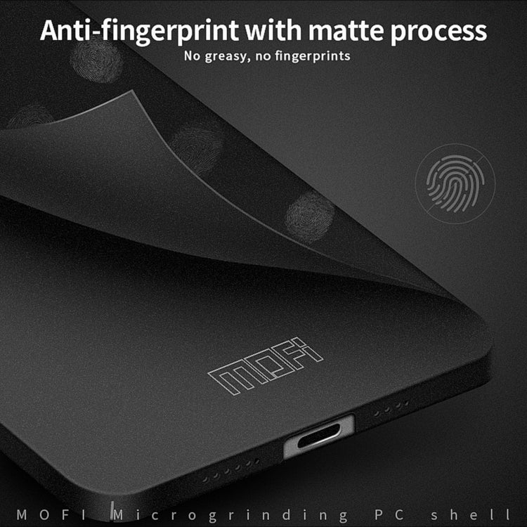 For iPhone 15 Plus  MOFI Fandun Series Frosted PC Ultra-thin All-inclusive Phone Case(Gray) - free shipping - PMC TechLife - Order now!
