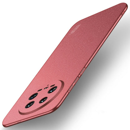 For Xiaomi 14 Ultra MOFI Fandun Series Frosted PC Ultra-thin All-inclusive Phone Case(Red) - 14 Ultra Cases by MOFI | Online Shopping South Africa | PMC Jewellery | Buy Now Pay Later Mobicred