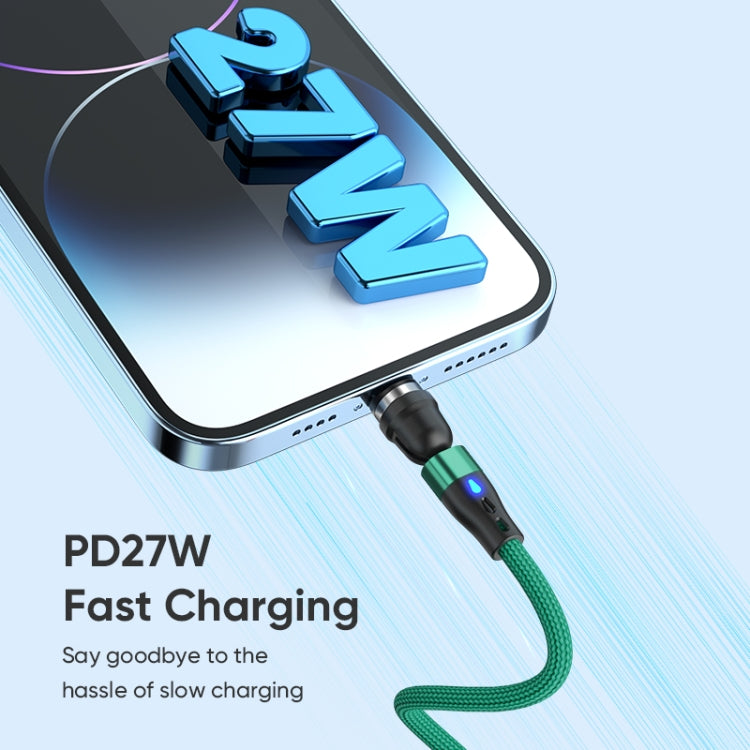 ENKAY PD60W Type-C to Type-C / 8 Pin Magnetic 540 Degrees Rotating Fast Charging Cable, Length:2m(Red) - Charging Cable & Head by ENKAY | Online Shopping South Africa | PMC Jewellery | Buy Now Pay Later Mobicred