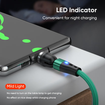 ENKAY PD60W Type-C to Type-C / 8 Pin Magnetic 540 Degrees Rotating Fast Charging Cable, Length:2m(Green) - Charging Cable & Head by ENKAY | Online Shopping South Africa | PMC Jewellery | Buy Now Pay Later Mobicred