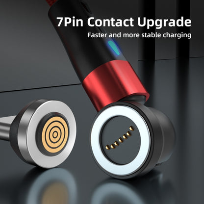 ENKAY 3 in 1 3A USB to Type-C / 8 Pin / Micro USB Magnetic 540 Degrees Rotating Fast Charging Cable, Length:1m(Green) - Charging Cable & Head by ENKAY | Online Shopping South Africa | PMC Jewellery | Buy Now Pay Later Mobicred