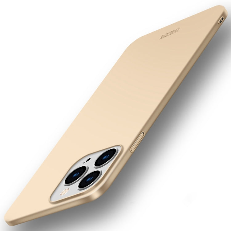 For iPhone 15 Plus MOFI Frosted PC Ultra-thin Hard Phone Case(Gold) - iPhone 15 Plus Cases by MOFI | Online Shopping South Africa | PMC TechLife | Buy Now Pay Later Mobicred
