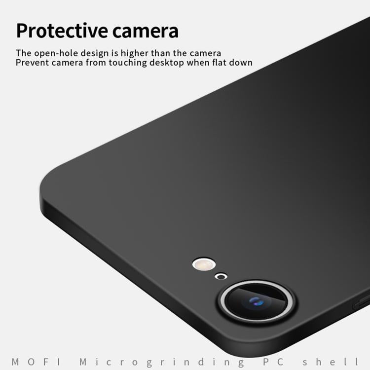 For iPhone 16e MOFI Frosted PC Ultra-thin Hard Phone Case(Gold) - iPhone 16e Cases by MOFI | Online Shopping South Africa | PMC TechLife | Buy Now Pay Later Mobicred