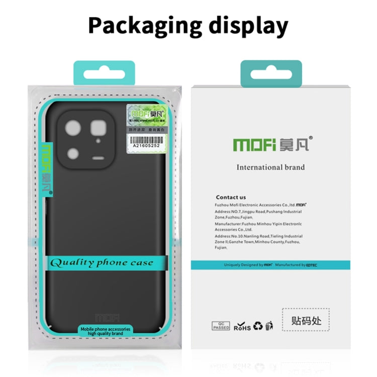 For iPhone 16 Pro Max MOFI Frosted PC Ultra-thin Hard Phone Case(Blue) - iPhone 16 Pro Cases by MOFI | Online Shopping South Africa | PMC Jewellery | Buy Now Pay Later Mobicred