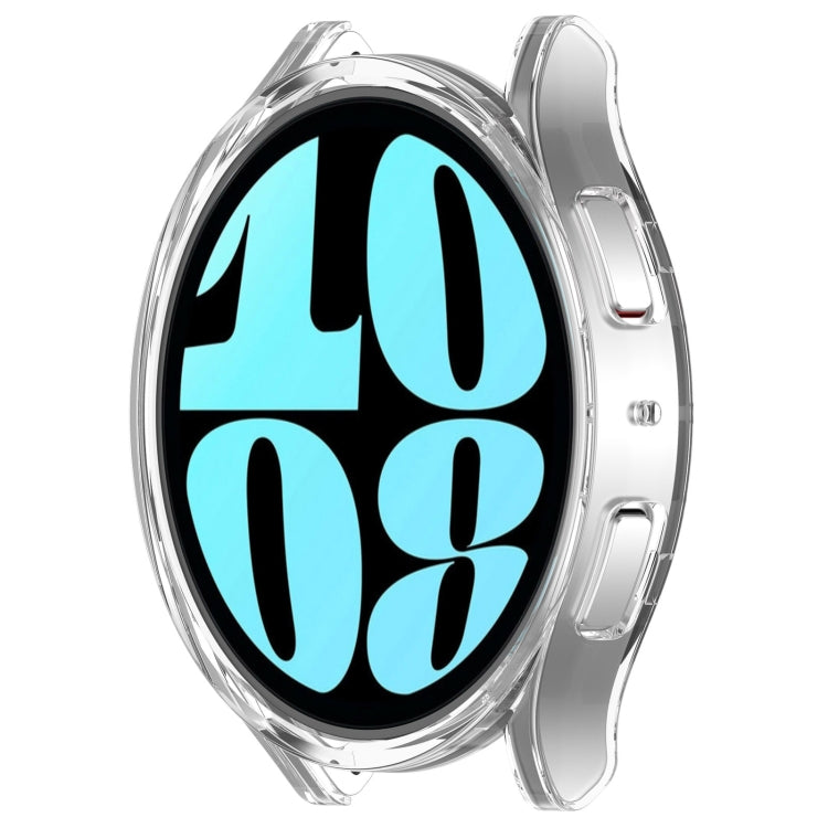 For Samsung Galaxy Watch 6 40mm Half Coverage Hollow PC Watch Protective Case(Transparent) - Watch Cases by PMC TechLife | Online Shopping South Africa | PMC TechLife