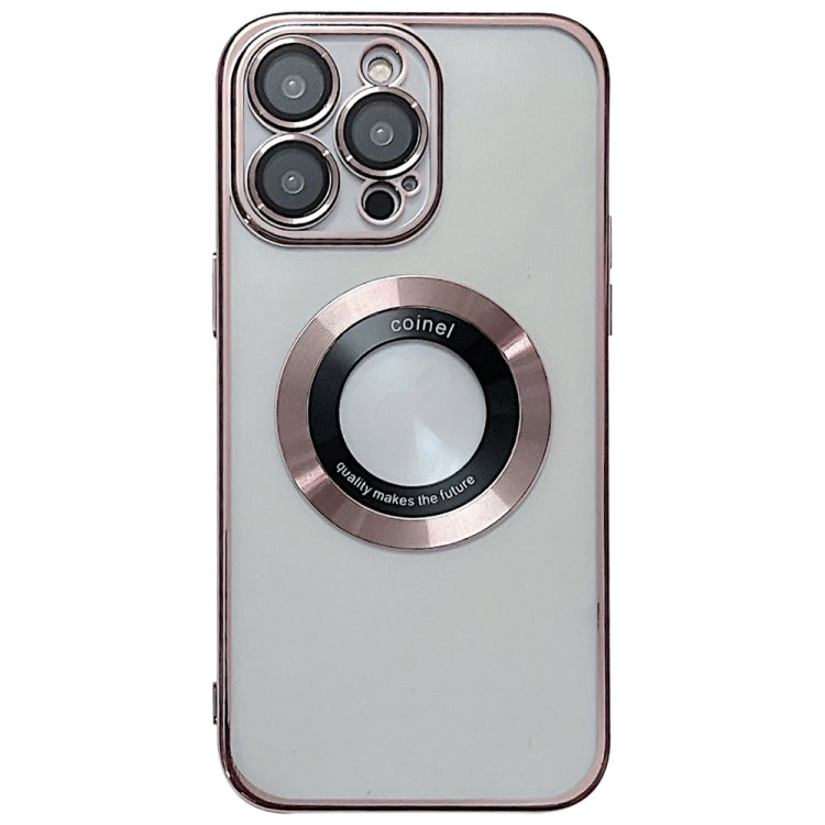 For iPhone 15 Pro Magsafe Electroplating TPU Phone Case(Rose) - iPhone 15 Pro Cases by PMC Jewellery | Online Shopping South Africa | PMC Jewellery