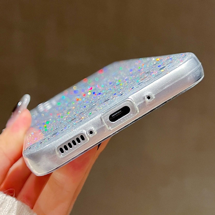 For Samsung Galaxy S24 Ultra 5G Glitter Sequins Epoxy TPU Phone Case(Blue) - Galaxy S24 Ultra 5G Cases by PMC Jewellery | Online Shopping South Africa | PMC Jewellery