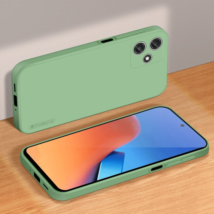 For Xiaomi Redmi 12 5G/Note 12R/Poco M6 Pro PINWUYO Sense Series Liquid Silicone TPU Phone Case(Green) - Xiaomi Cases by PINWUYO | Online Shopping South Africa | PMC Jewellery | Buy Now Pay Later Mobicred