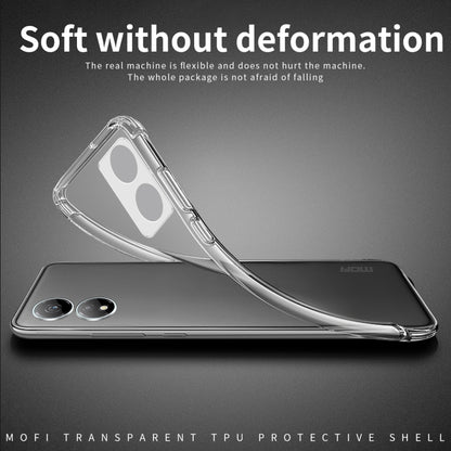 For Honor X7b MOFI Ming Series Ultra-thin TPU Phone Case(Transparent) - Honor Cases by MOFI | Online Shopping South Africa | PMC Jewellery