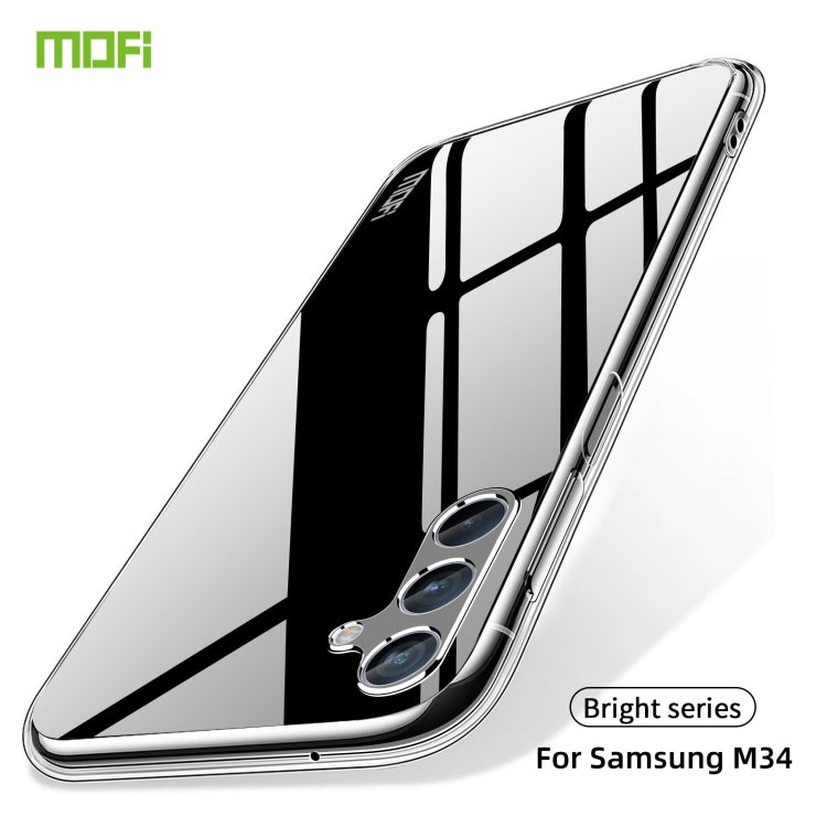 For Samsung Galaxy M34 5G MOFI Ming Series Ultra-thin TPU Phone Case(Transparent) - Galaxy Phone Cases by MOFI | Online Shopping South Africa | PMC Jewellery