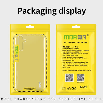 For Samsung Galaxy M34 5G MOFI Ming Series Ultra-thin TPU Phone Case(Transparent) - Galaxy Phone Cases by MOFI | Online Shopping South Africa | PMC Jewellery