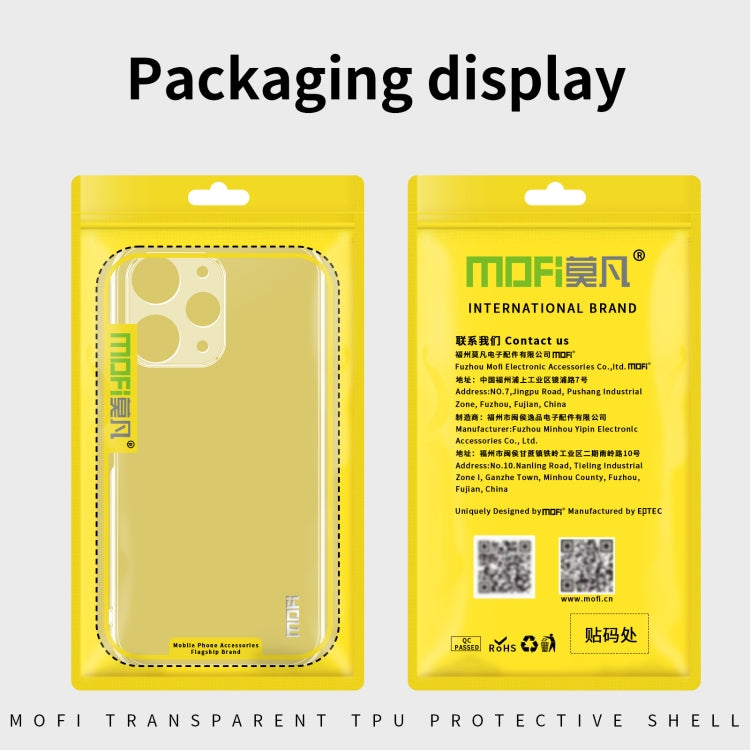 For Xiaomi Civi 4 Pro MOFI Ming Series Ultra-thin TPU Phone Case(Transparent) - Xiaomi Cases by MOFI | Online Shopping South Africa | PMC Jewellery