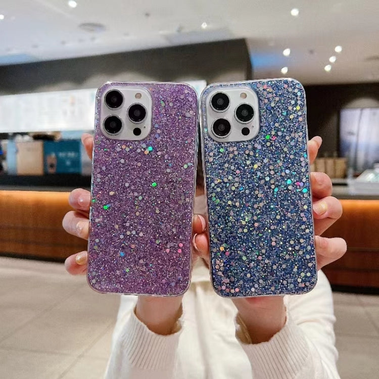 For iPhone 16 Pro Max Glitter Sequins Epoxy TPU Phone Case(Red) - iPhone 16 Pro Max Cases by PMC TechLife | Online Shopping South Africa | PMC TechLife | Buy Now Pay Later Mobicred