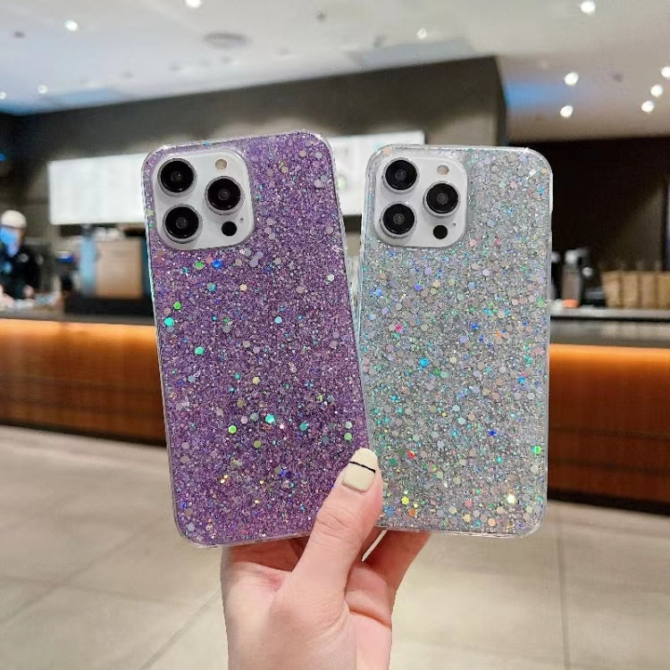 For iPhone 16 Plus Glitter Sequins Epoxy TPU Phone Case(Red) - iPhone 16 Plus Cases by PMC Jewellery | Online Shopping South Africa | PMC Jewellery | Buy Now Pay Later Mobicred