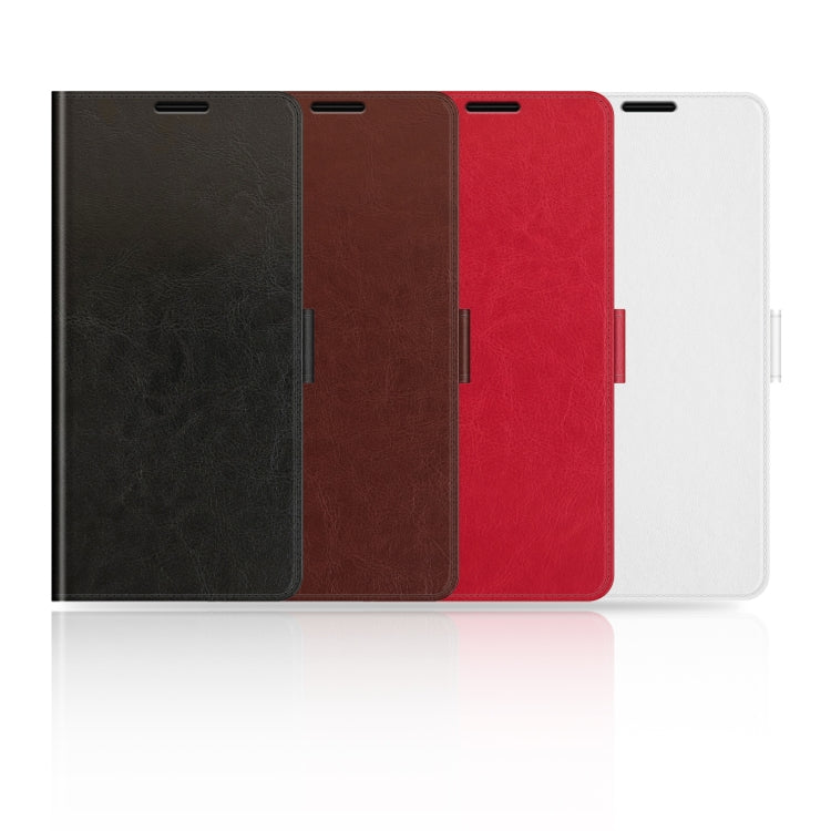 For Samsung Galaxy S25+ 5G R64 Texture Horizontal Flip Leather Phone Case(White) - Galaxy S25+ 5G Cases by PMC Jewellery | Online Shopping South Africa | PMC Jewellery | Buy Now Pay Later Mobicred