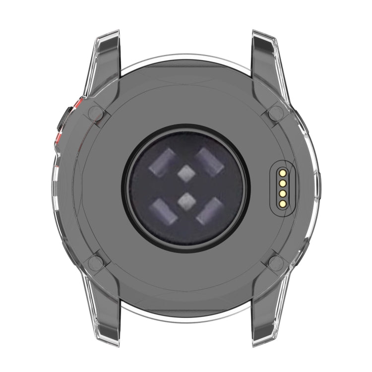 For Garmin Fenix 7 Pro Half-Package TPU Watch Protective Case(Transparent) - Watch Cases by PMC TechLife | Online Shopping South Africa | PMC TechLife | Buy Now Pay Later Mobicred