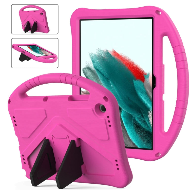 For Samsung Galaxy Tab A9+ EVA Shockproof Tablet Case with Holder(Rose Red) - Galaxy Tab A9+ by PMC Jewellery | Online Shopping South Africa | PMC Jewellery