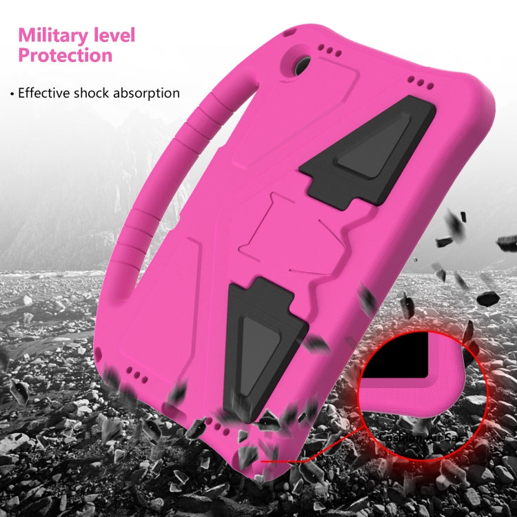 For Samsung Galaxy Tab A9+ EVA Shockproof Tablet Case with Holder(Rose Red) - Galaxy Tab A9+ by PMC TechLife | Online Shopping South Africa | PMC TechLife