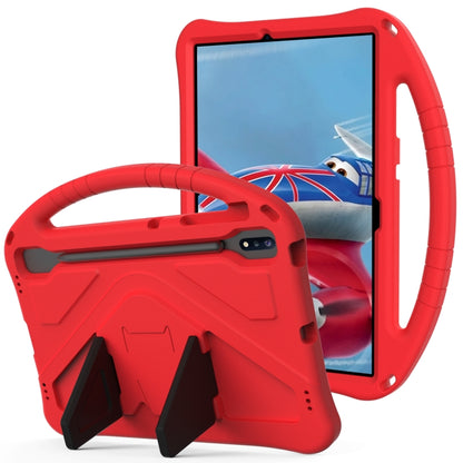 For Samsung Galaxy Tab S10+ 12.4 EVA Shockproof Tablet Case with Holder(Red) - Tab S10+ Cases by PMC Jewellery | Online Shopping South Africa | PMC Jewellery | Buy Now Pay Later Mobicred