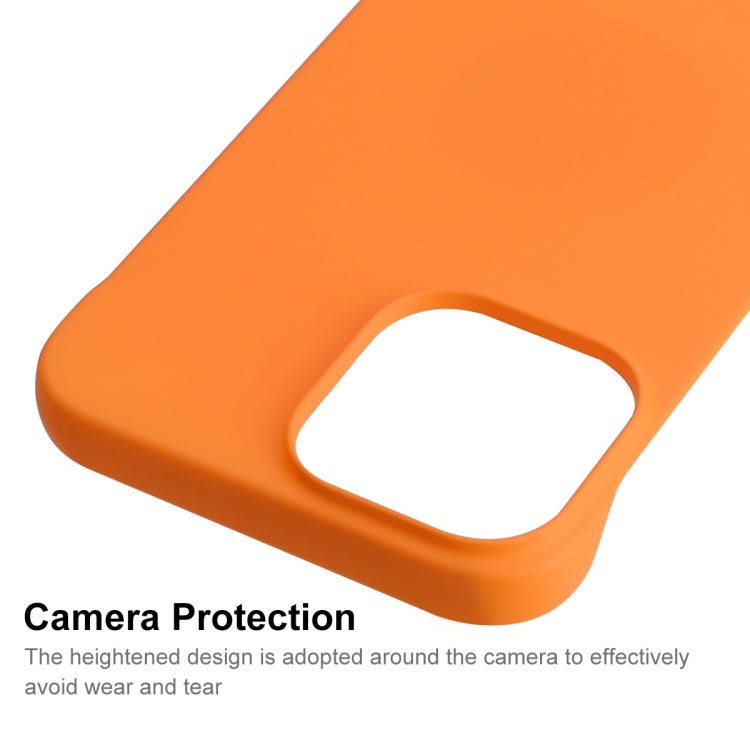 For iPhone 15 ENKAY Ultra-thin Matte Frameless PC Phone Case(Orange) - iPhone 15 Cases by ENKAY | Online Shopping South Africa | PMC Jewellery | Buy Now Pay Later Mobicred