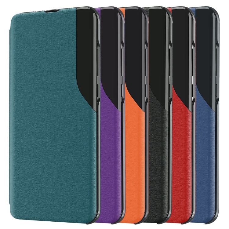 For Honor 90 Lite Attraction Flip Holder Leather Phone Case(Orange) - Honor Cases by PMC TechLife | Online Shopping South Africa | PMC TechLife