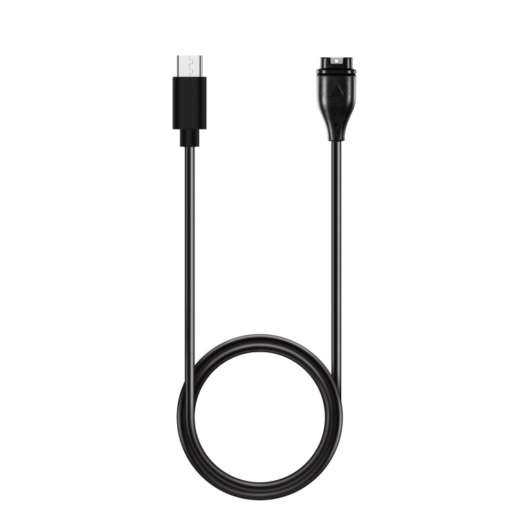 For Garmin Tactix 7 Pro Type-C Port Watch Charger With Data Transmission(Black) - Charger by PMC TechLife | Online Shopping South Africa | PMC TechLife | Buy Now Pay Later Mobicred