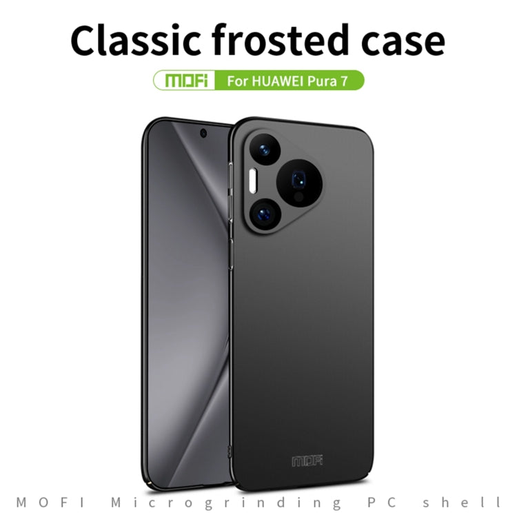 For Huawei Pura 70 MOFI Micro-Frosted PC Ultra-thin Hard Phone Case(Black) - Huawei Cases by MOFI | Online Shopping South Africa | PMC Jewellery | Buy Now Pay Later Mobicred