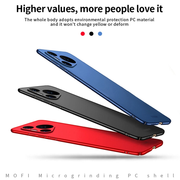 For Huawei Pura 70 MOFI Micro-Frosted PC Ultra-thin Hard Phone Case(Blue) - Huawei Cases by MOFI | Online Shopping South Africa | PMC Jewellery | Buy Now Pay Later Mobicred