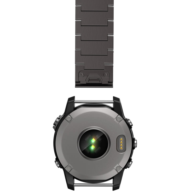 For Garmin Tactix 7 26mm Titanium Alloy Quick Release Watch Band(Sliver) - Watch Bands by PMC TechLife | Online Shopping South Africa | PMC TechLife