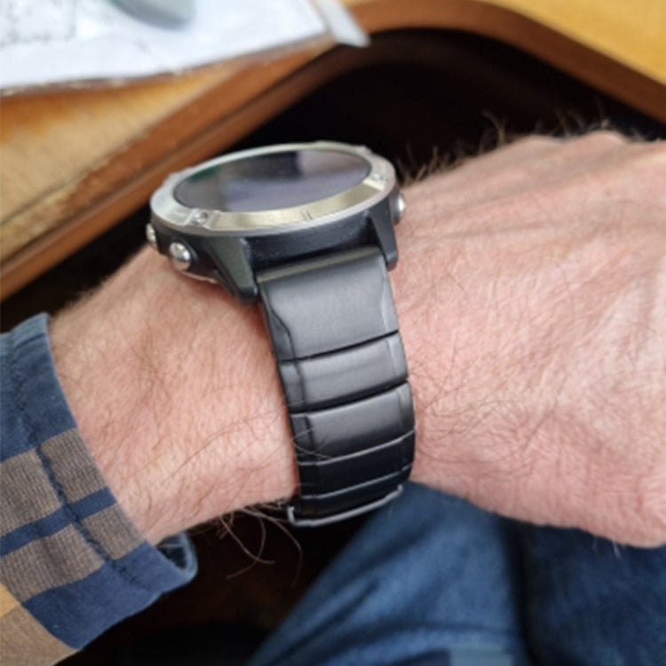 For Garmin Enduro 2 26mm Titanium Alloy Quick Release Watch Band(Sliver) - Watch Bands by PMC TechLife | Online Shopping South Africa | PMC TechLife